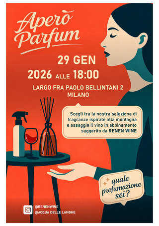 Aperò Parfum a Milano con Acqua Delle Langhe